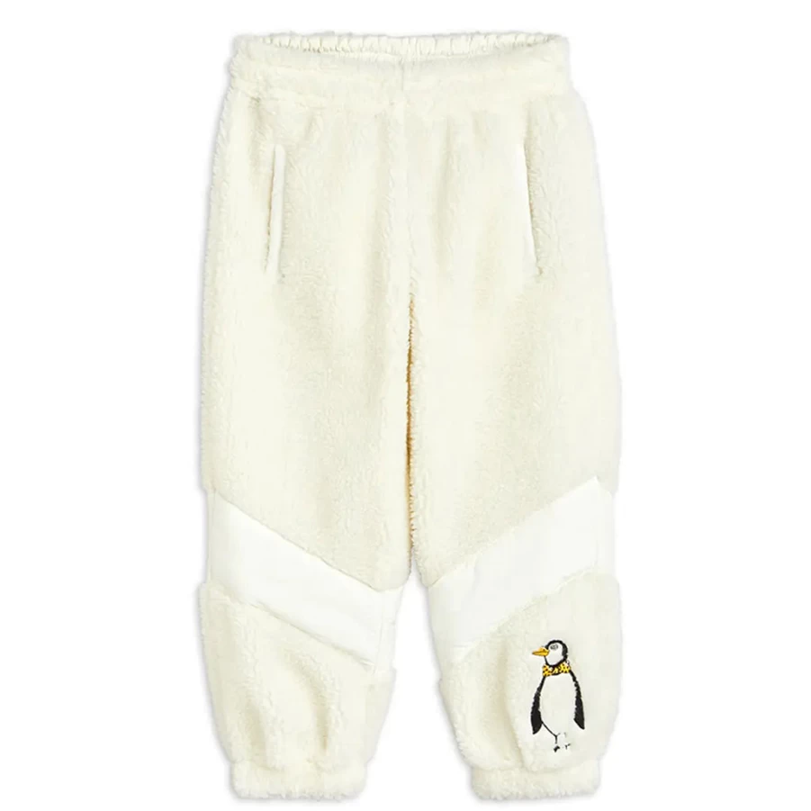 "KIDS21 White Penguin Stripe Trousers for Kids - Stylish and Comfortable"