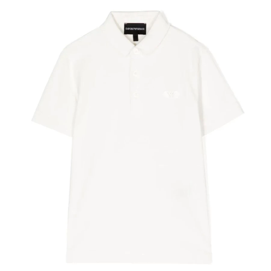 "KIDS21 Men's Classic White Polo Shirt - Comfortable Cotton Casual Top"