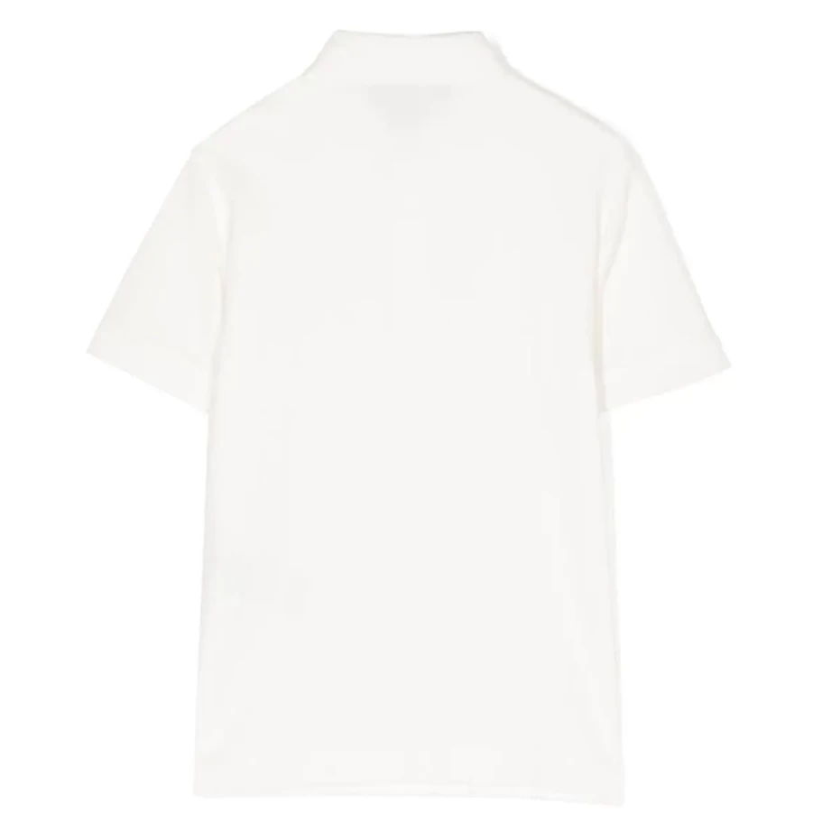 "KIDS21 Men's Classic White Polo Shirt - Comfortable Cotton Casual Top"