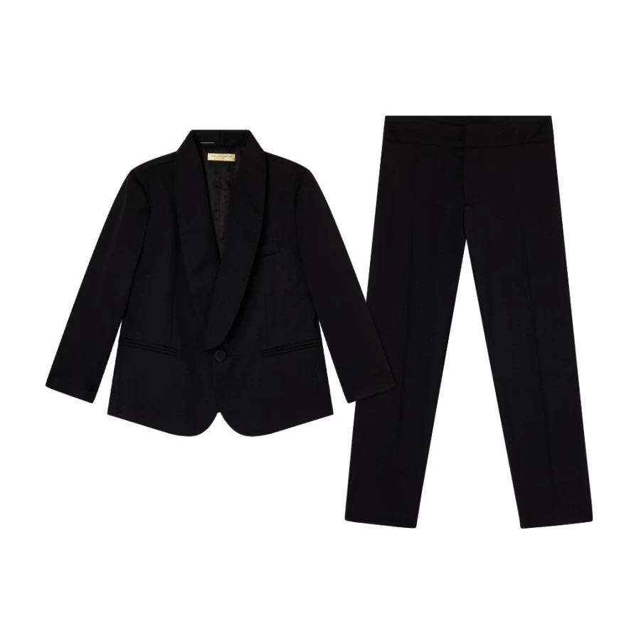 "KIDS21 Black Kids Suit Jacket and Pants Set for Boys & Girls"