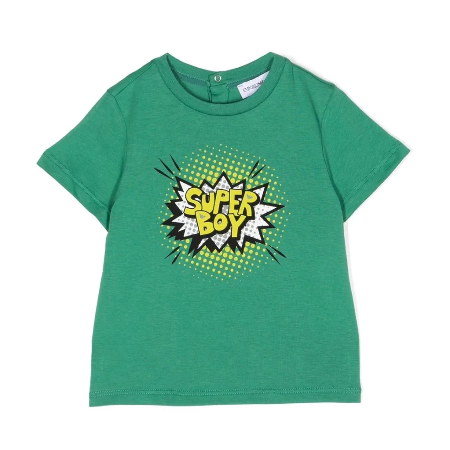 "KIDS21 Green Graphic T-Shirt for Kids - Stylish & Comfortable Cotton Tee"