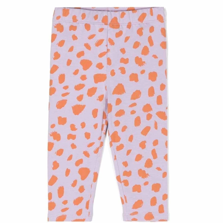 "KIDS21 Pink Lion Print Leggings for Kids - Fun Animal Spots Design"