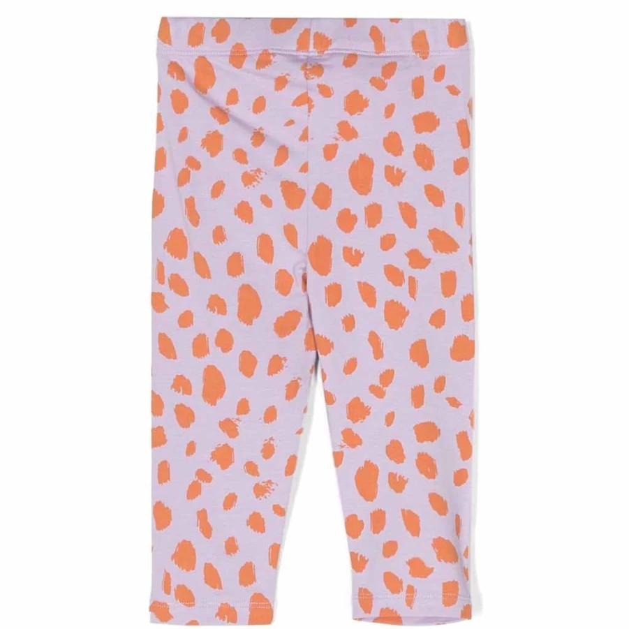 "KIDS21 Pink Lion Print Leggings for Kids - Fun Animal Spots Design"