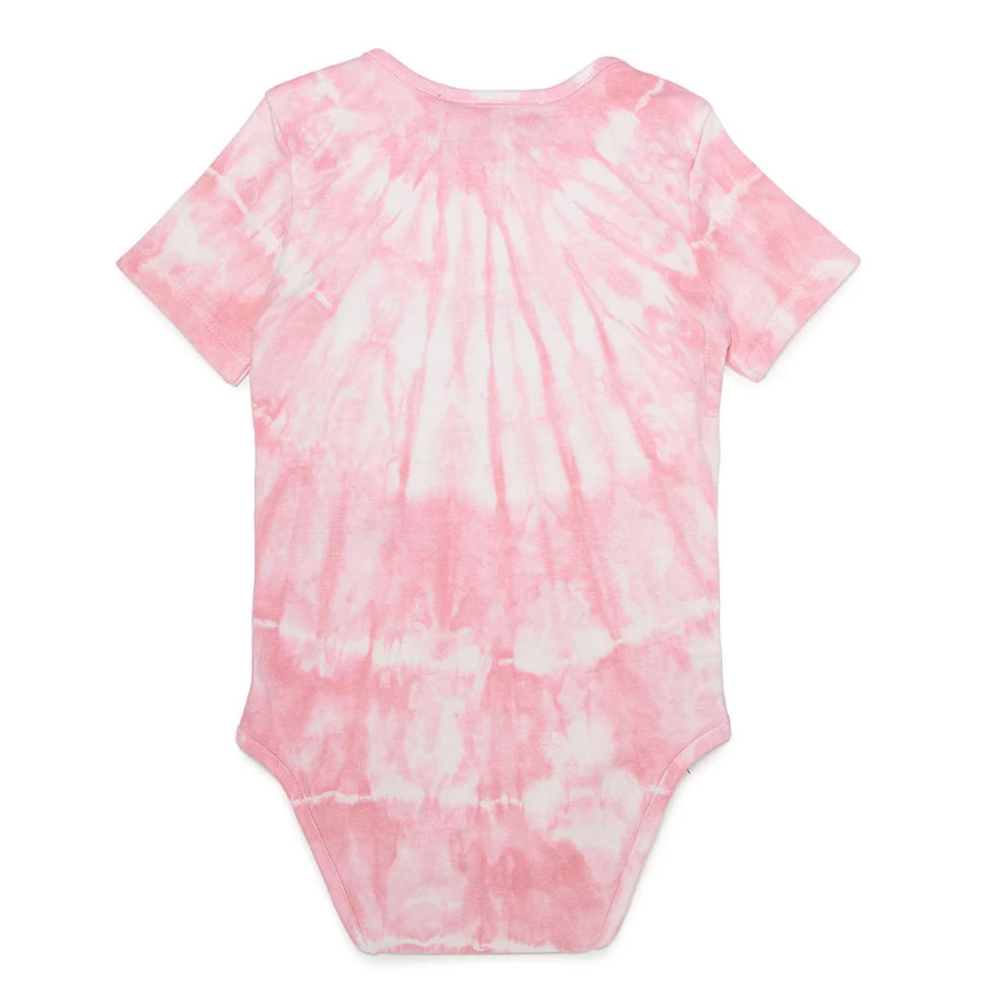 "KIDS21 Multi-Colored Tie-Dye Cotton Bodysuit for Kids"