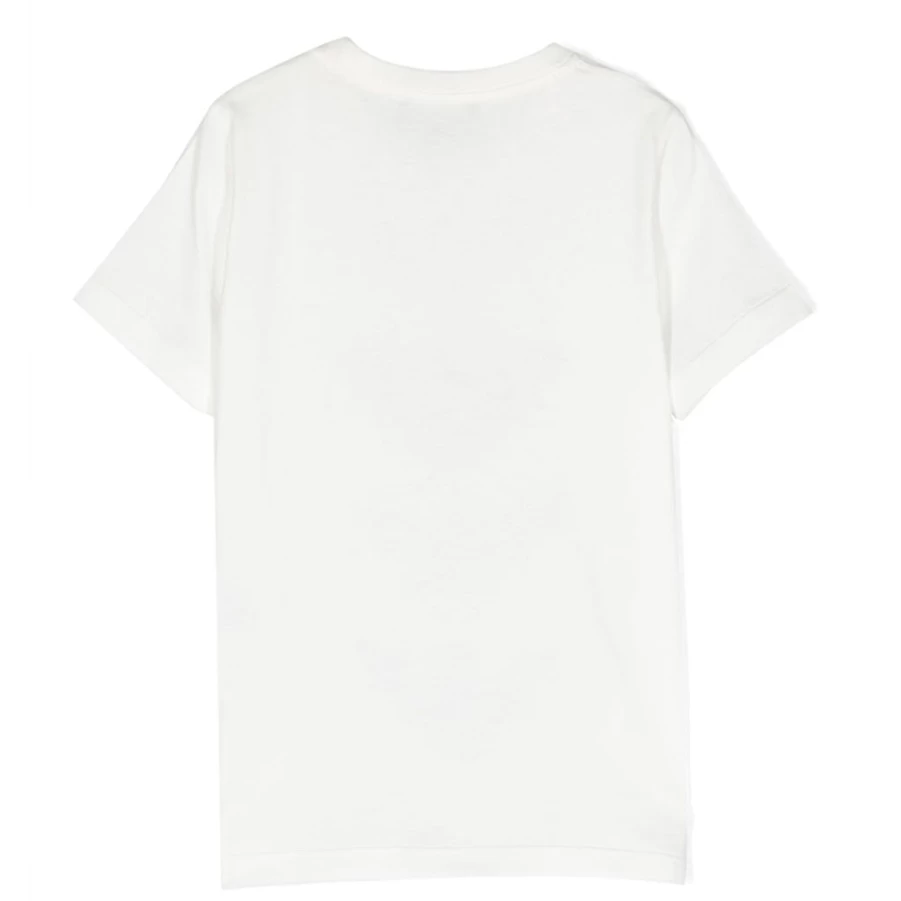 "KIDS21 White Short Sleeve T-Shirt for Kids - Comfortable Cotton Tee"