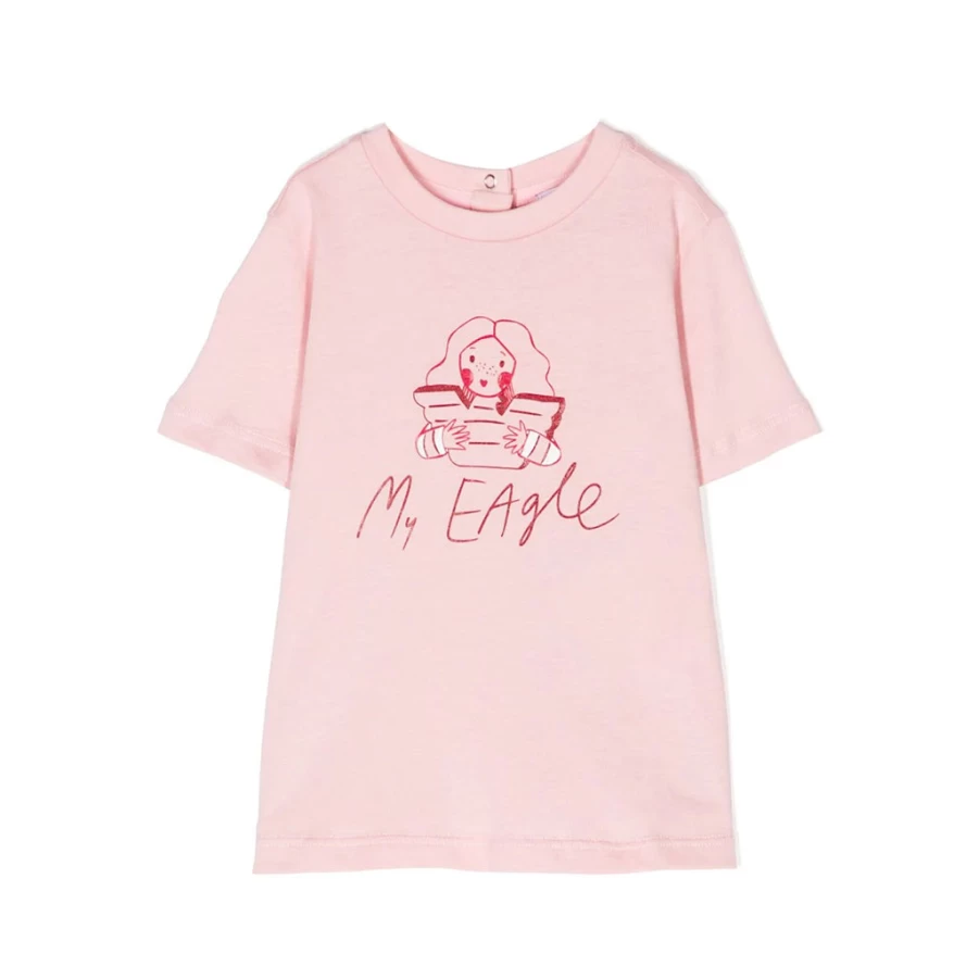 "KIDS21 Pink Short Sleeve T-Shirt for Kids - Soft Cotton Comfort Tee"
