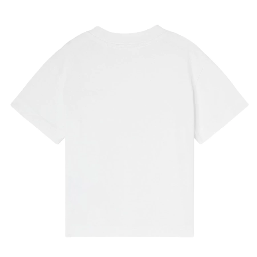 KIDS21 White Logo Short Sleeve T-Shirt for Kids - Casual Cotton Tee