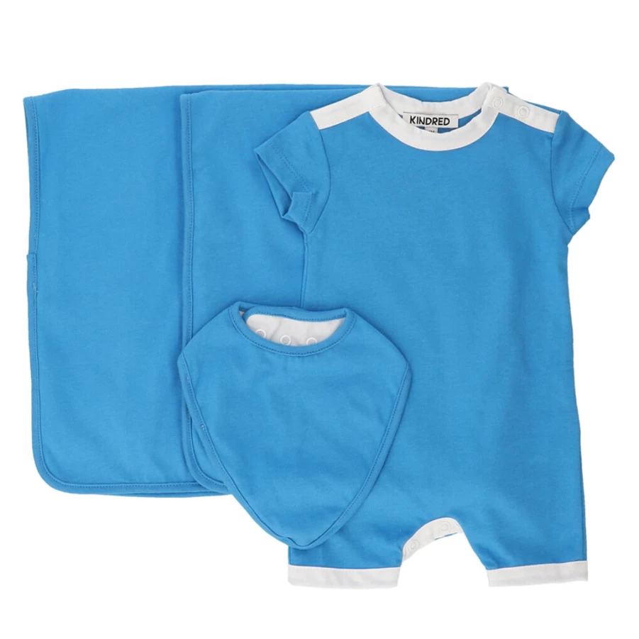 KIDS21 Blue Romper Set for Kids - Stylish & Comfortable Outfit