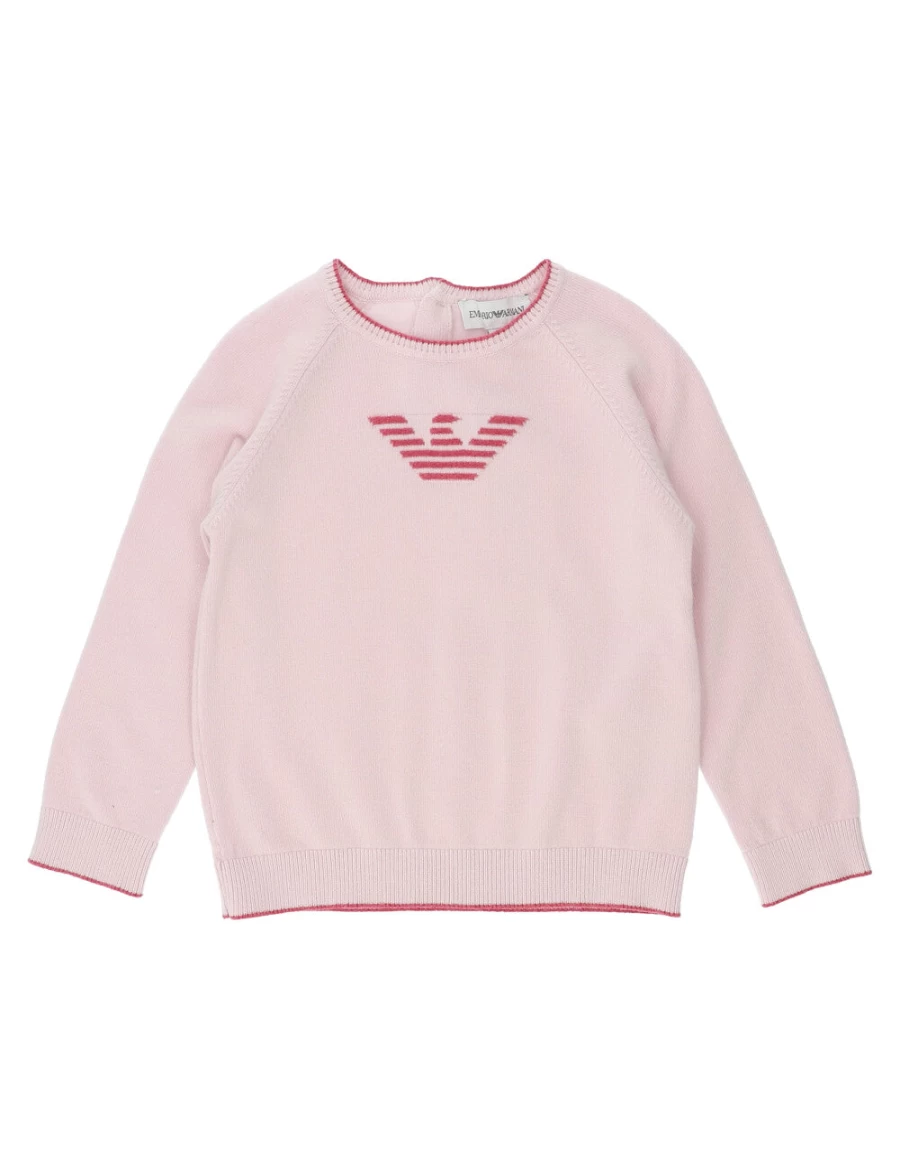 KIDS21 Pink Logo Sweater for Kids - Soft & Stylish Pullover