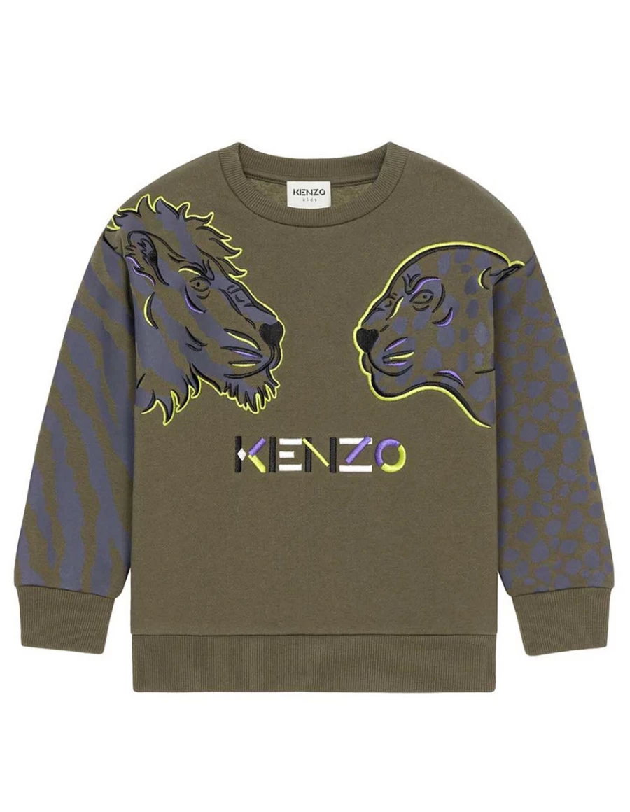 "KIDS21 Khaki Sweatshirt for Kids - Comfortable Cotton Pullover"