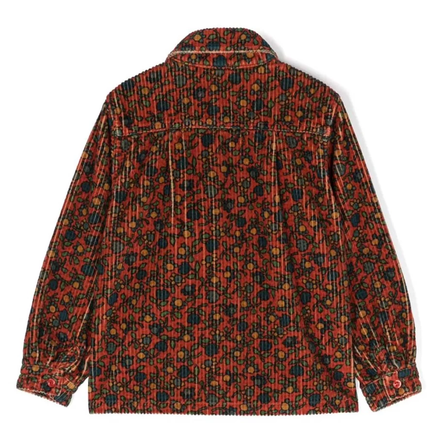 "KIDS21 Multi-Colored Printed Corduroy Shirt for Kids"