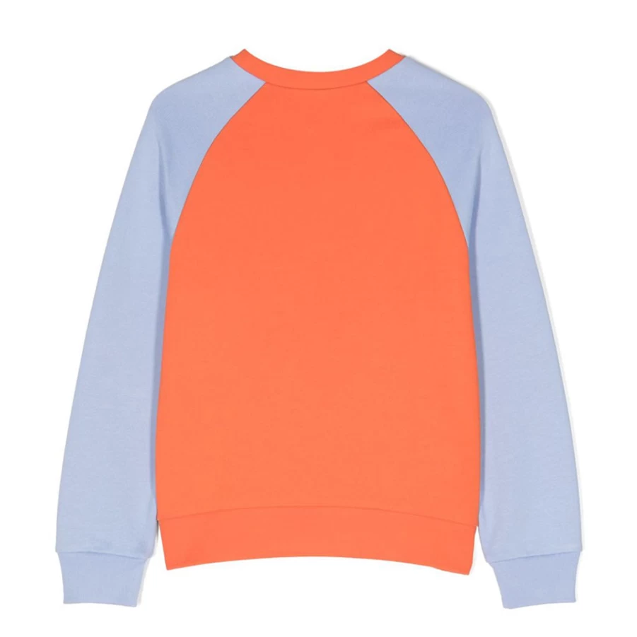 KIDS21 Orange Logo Sweatshirt for Kids - Comfortable Cotton Pullover