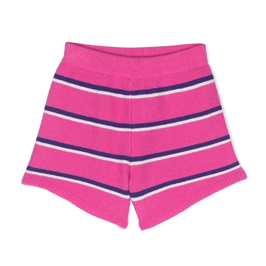 KIDS21 Fuchsia Stripe Shorts for Kids - Comfortable & Styletic Summer Wear