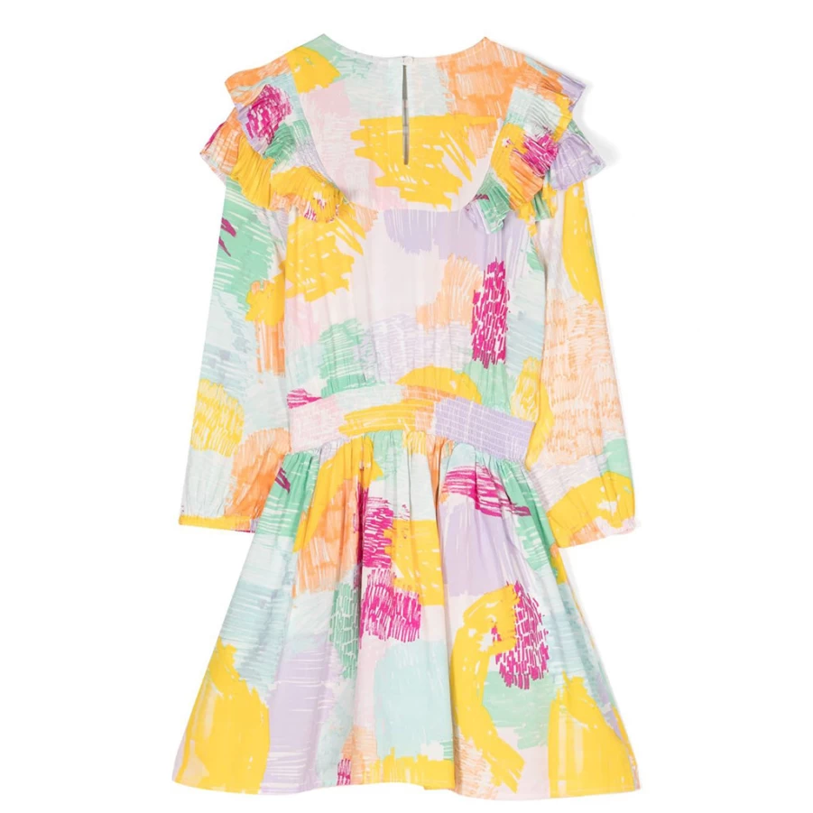 KIDS21 Multi-Colored Felt Tip Scribble Dress for Kids - Playful Colorful Design