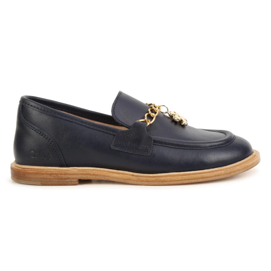 KIDS21 Navy Moccasin Shoes for Kids - Comfortable & Stylish Slip-On Design