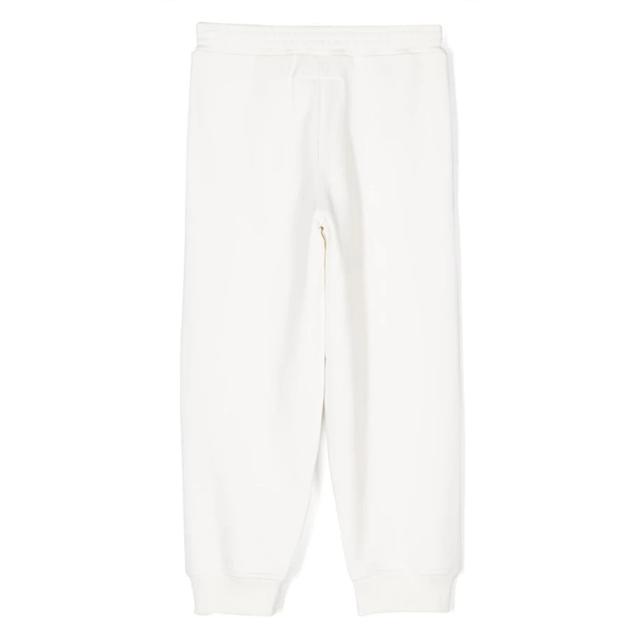 "KIDS21 White Studded Sweatpants for Kids | Stylish Rhinestone Joggers"