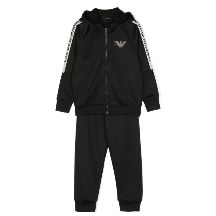 "KIDS21 Black Two Piece Set for Kids - Stylish Matching Outfit"