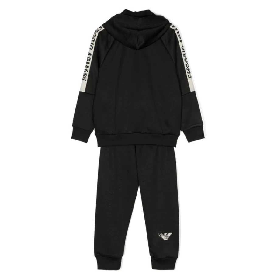 "KIDS21 Black Two Piece Set for Kids - Stylish Matching Outfit"