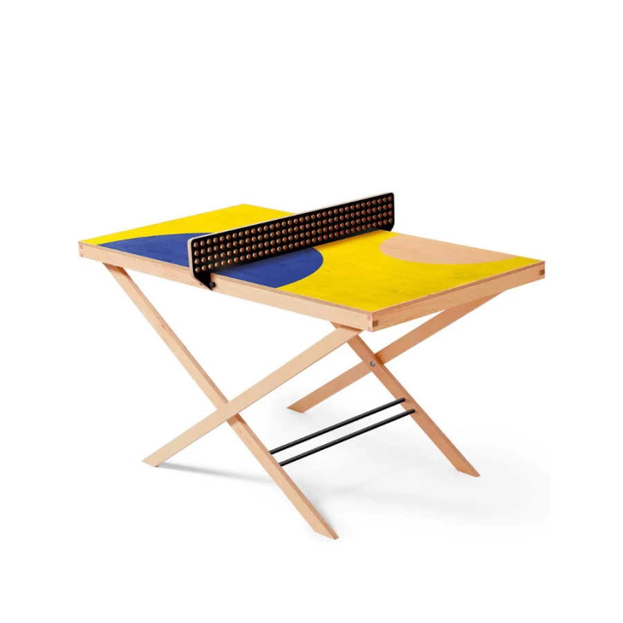 KIDS21 Blue Half Moon Art Table for Kids - Creative Modern Children's Desk