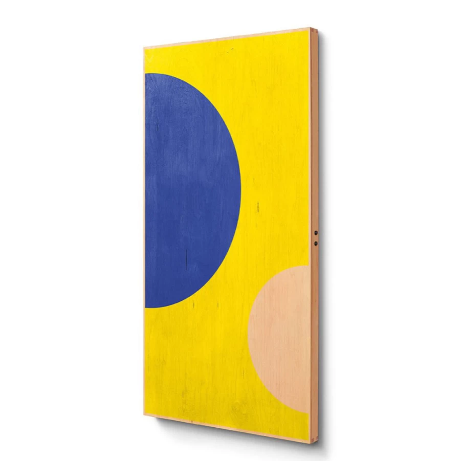 KIDS21 Blue Half Moon Art Table for Kids - Creative Modern Children's Desk