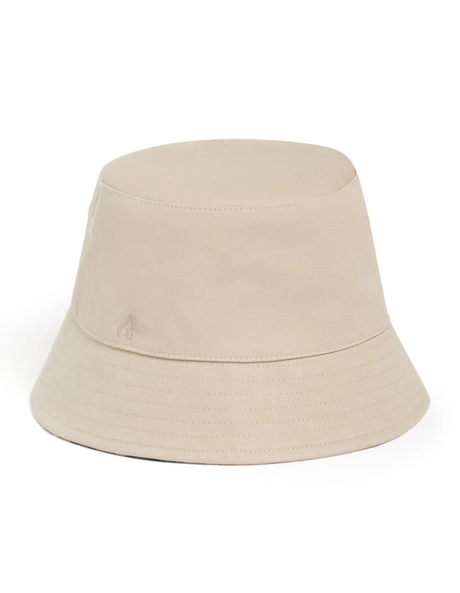 KIDS21 Beige Bucket Hat for Kids - Theana Summer Sun Protection