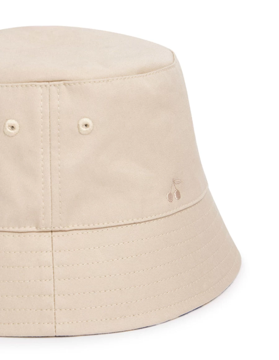 KIDS21 Beige Bucket Hat for Kids - Theana Summer Sun Protection