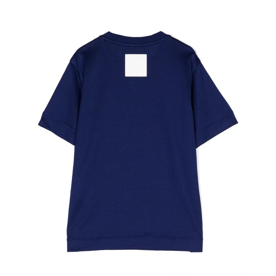 KIDS21 Blue Logo Print T-Shirt for Kids - Comfortable Cotton Tee with Stylish Design