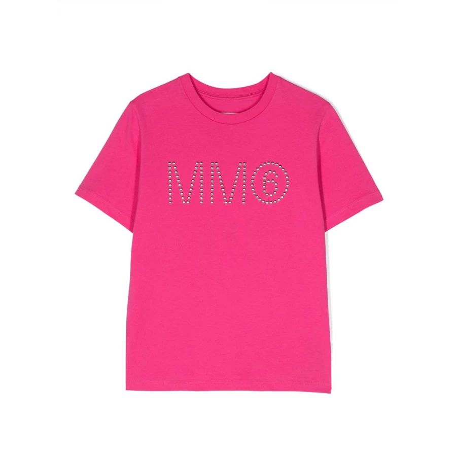KIDS21 Fuchsia Logo Short Sleeve T-Shirt for Kids - Comfortable Cotton Tee with Stylish Design