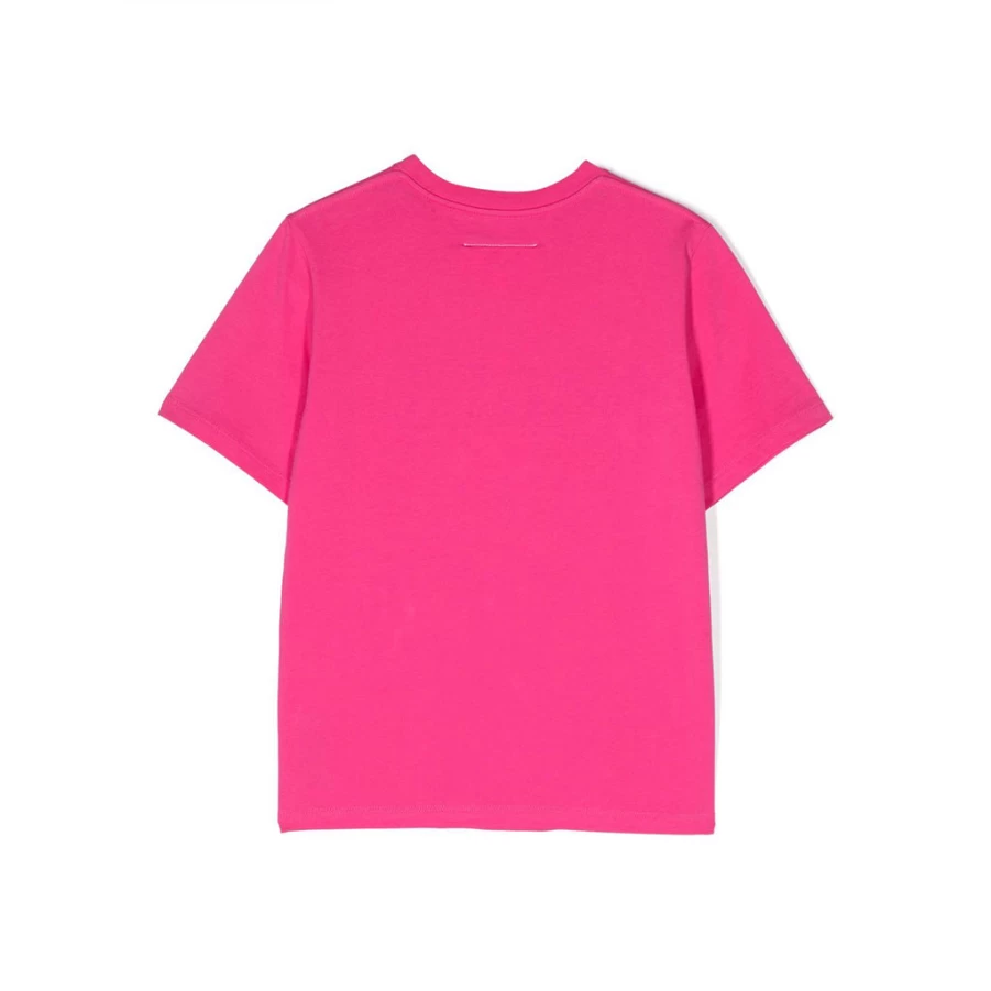 KIDS21 Fuchsia Logo Short Sleeve T-Shirt for Kids - Comfortable Cotton Tee with Stylish Design