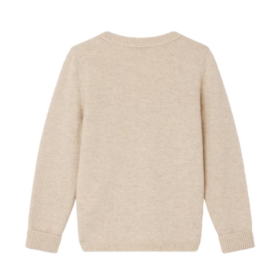 KIDS21 Beige Tilian Cardigan for Kids - Soft & Stylish Knit Sweater