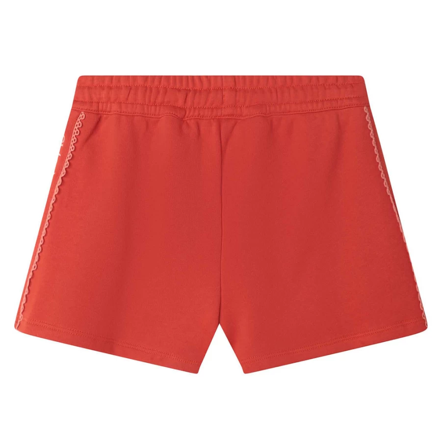 KIDS21 Orange Fleece Shorts for Kids - Soft & Comfortable Winter Sleepwear
