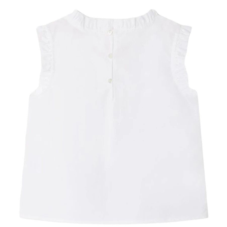 "KIDS21 Women's Lou Blouse in White - Elegant White Top for Women"