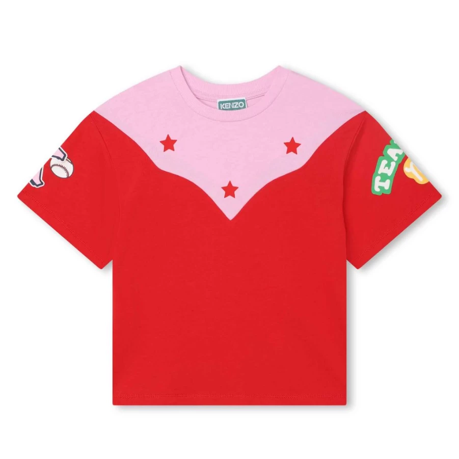 KIDS21 Red Signature Short Sleeve T-Shirt for Kids
