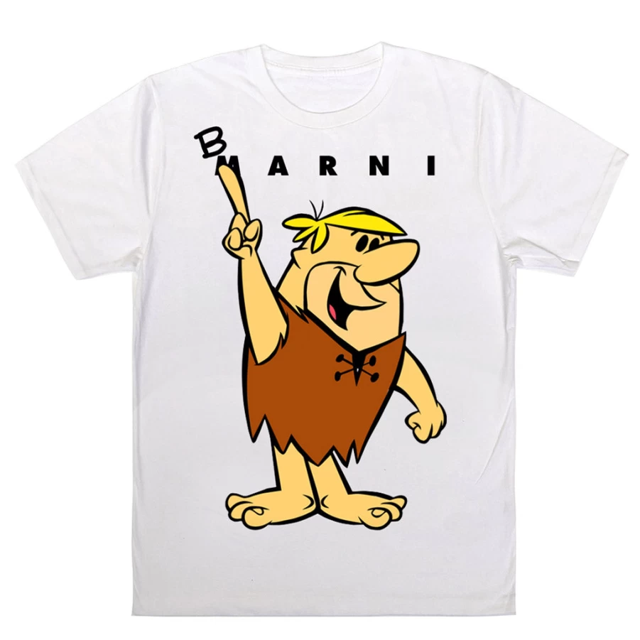 KIDS21 White Barni Graphic T-Shirt for Kids - Soft Cotton Tee