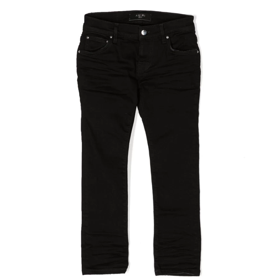 KIDS21 Black Stack Jean - High-Quality Stacked Denim Jeans for Kids