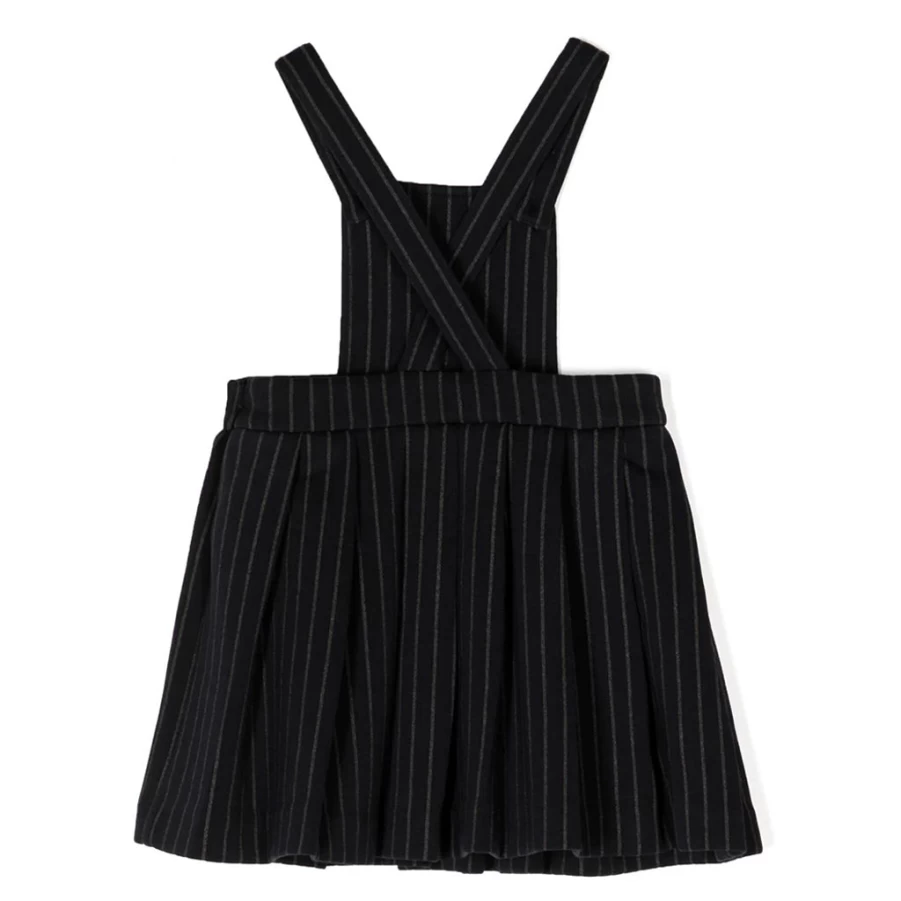 "KIDS21 Black Pinafore Dress for Girls - Stylish and Comfortable Kids Jumper Dress"