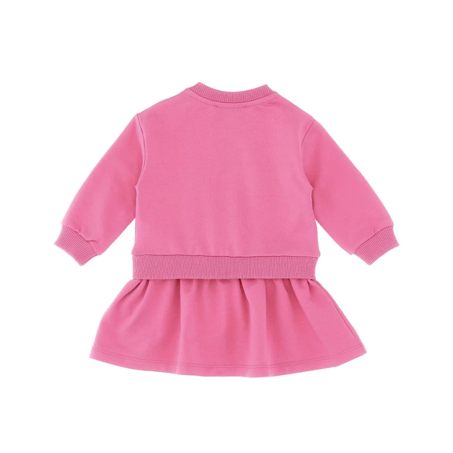 KIDS21 Fuchsia Plush Toy Bear Dress for Kids - Soft & Cute Teddy Bear Outfit