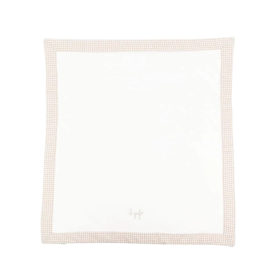 KIDS21 Liberty Trim White Blanket - Soft Cozy Throw Blanket for Kids & Adults