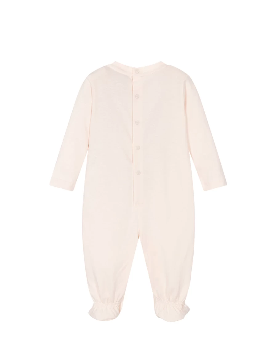 KIDS21 Pink Logo Romper - Baby Girls' Casual Outfit