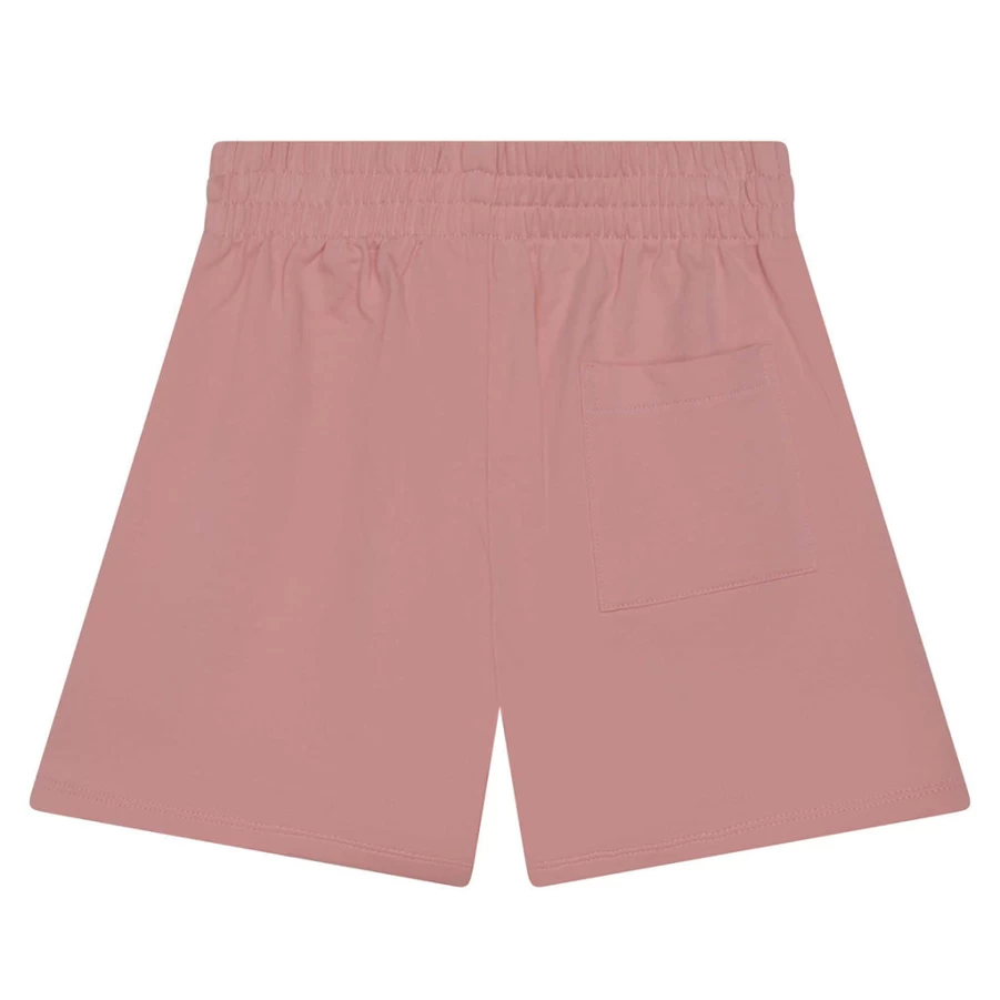 KIDS21 Pink Logo Fleece Shorts for Kids - Soft Comfortable Athletic Shorts