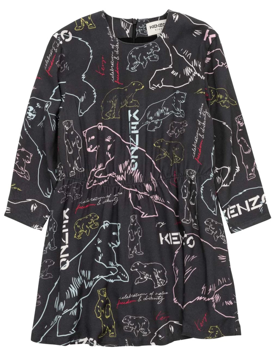 KIDS21 Nova Dress for Kids - Elegant Black Party Dress for Girls
