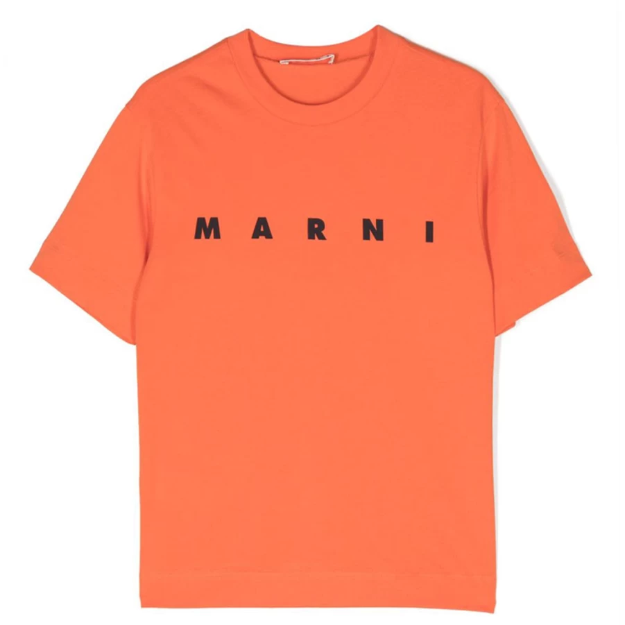 KIDS21 Orange Kids Logo T-Shirt - Comfortable Cotton Tee for Boys & Girls