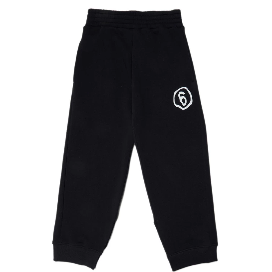 KIDS21 Black Logo Sweatpants for Kids - Comfortable Casual Jogger Pants