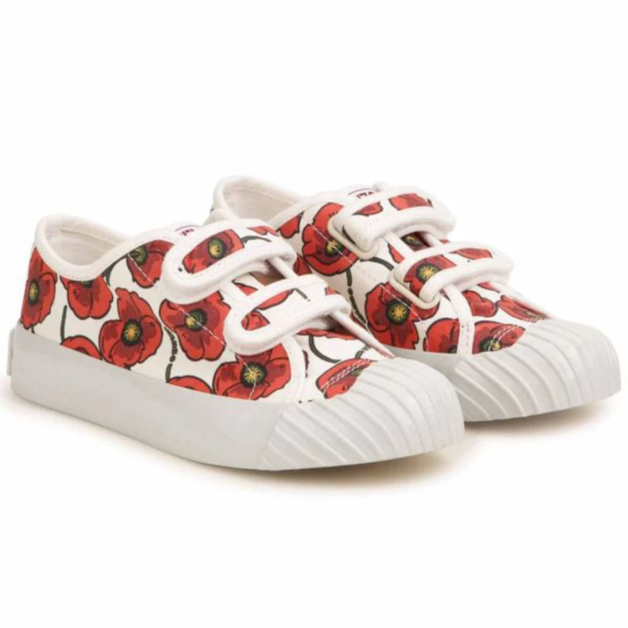 "KIDS21 Multi-Colored Poppy Canvas Sneakers for Kids - Stylish & Comfortable"