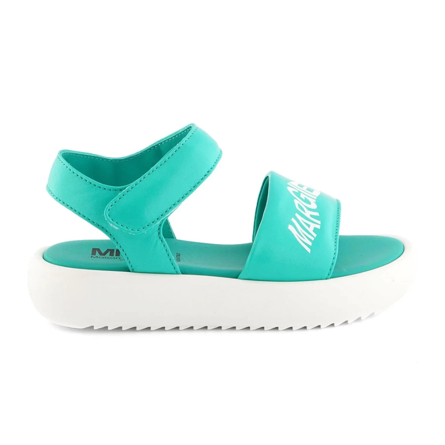 KIDS21 Turquoise Logo Velcro Sandals for Kids - Comfortable & Adjustable Strap