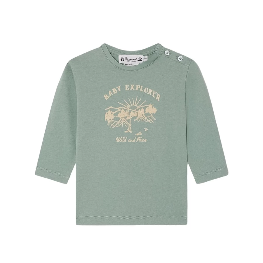 KIDS21 Blue Tahsin Graphic T-Shirt for Kids - Comfortable Cotton Tee