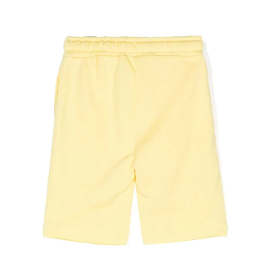 "KIDS21 Yellow Drawstring Track Shorts for Kids - Comfortable Athletic Running Shorts"