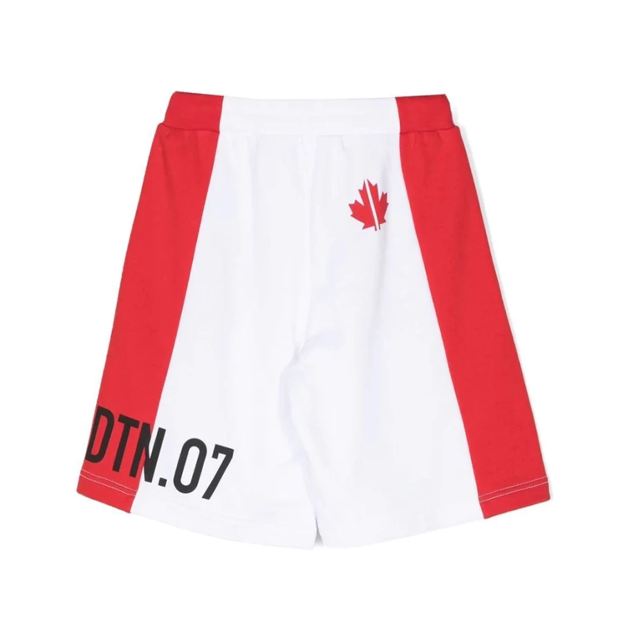 KIDS21 Red Logo Track Shorts for Kids - Comfortable Athletic Running Shorts