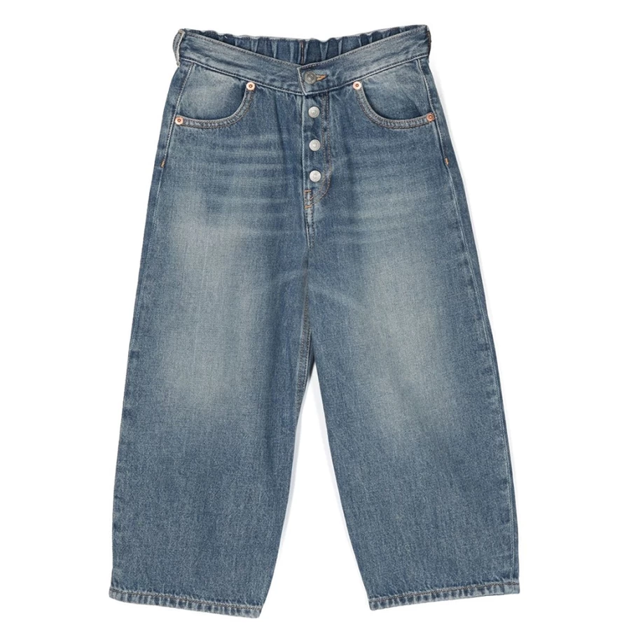 "KIDS21 Washed Indigo Denim Jeans for Kids - Comfortable & Stylish"