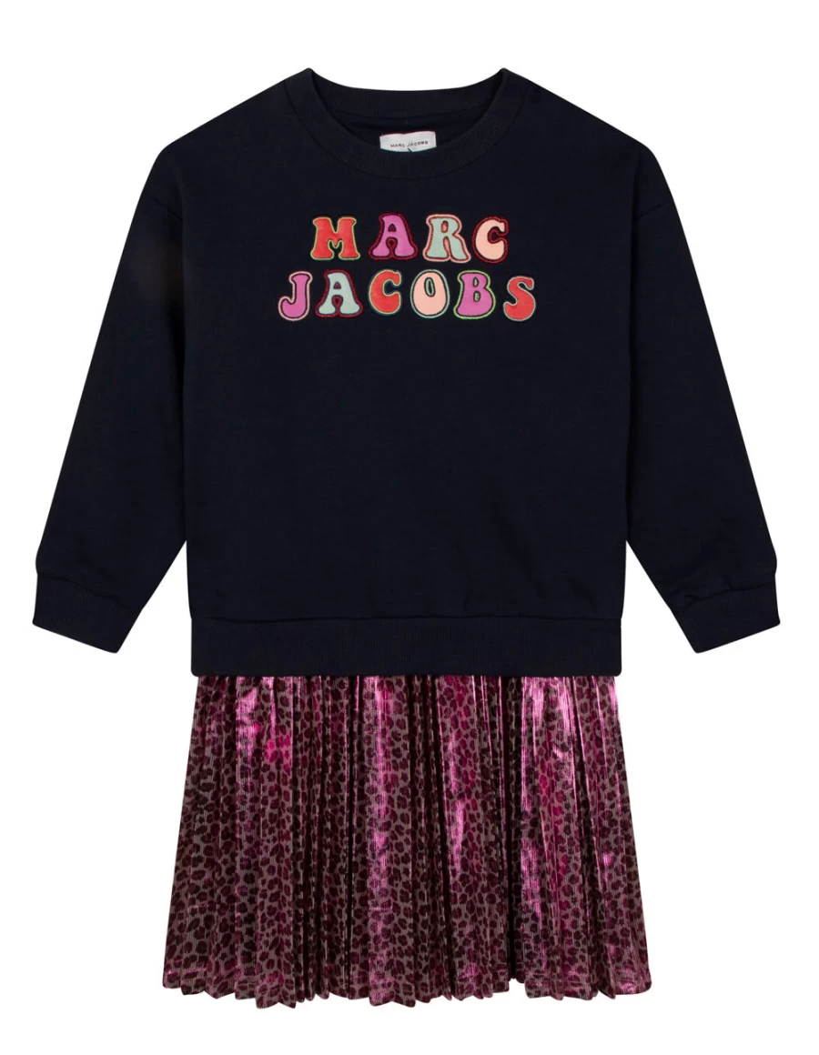 KIDS21 Multi-Colored Logo Sweater Dress for Kids - Stylish & Comfortable